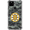 NHL Boston Bruins Camo Google Pixel 4a 5G Clear Case